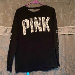 “Pink” open back long sleeve